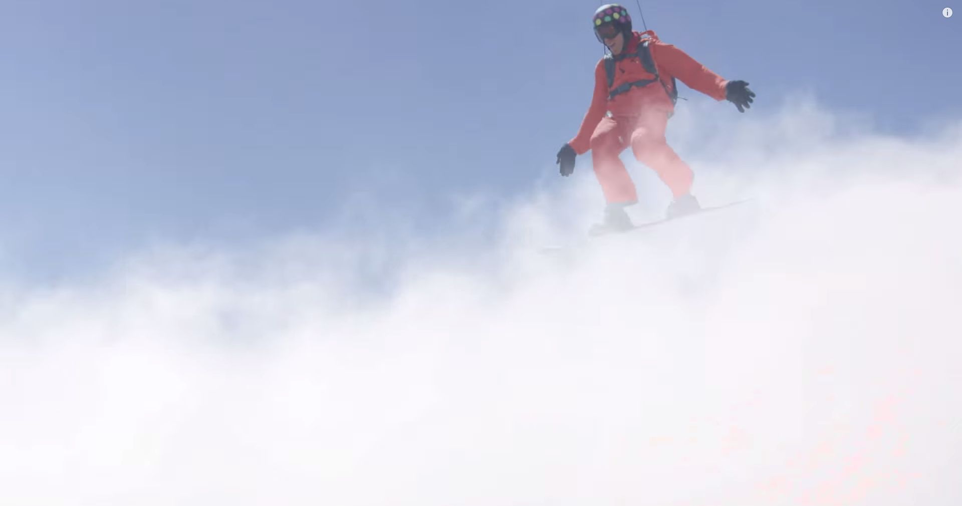 Snowboarding in the clouds Screencap