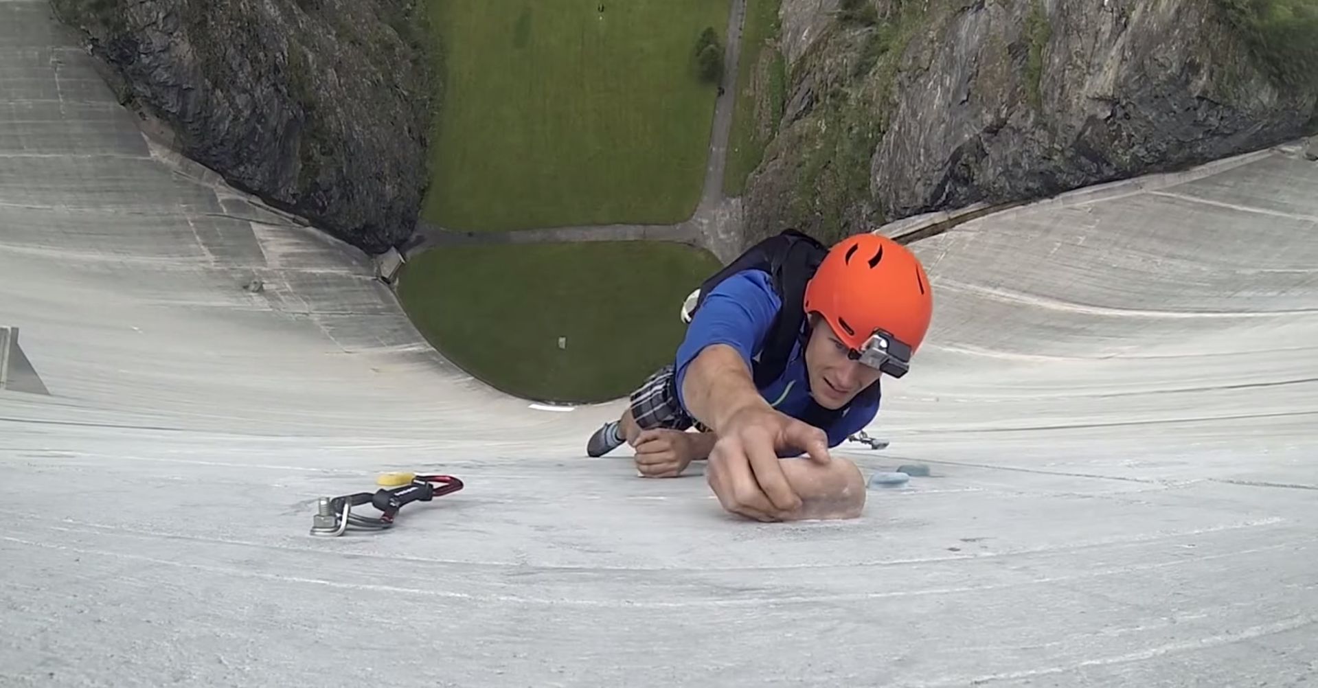 Free Soloing And BASE Jumping From The World's Highest Climbing Wall Screencap2